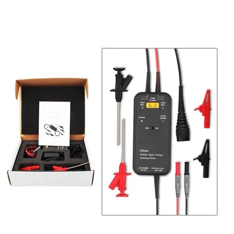 Hantek HT8050/HT8100 High Voltage Differential Oscilloscope Probe 50MHZ/100MHZ 