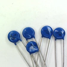 5x V275K10 275V VARISTOR 10mm METAL OXIDE 43J 2500A