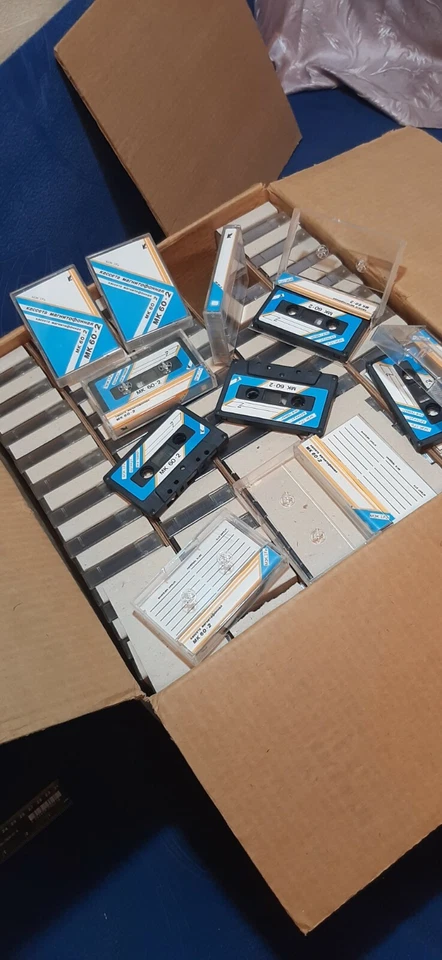 Soviet Vintage Audio cassettes MK 60-2/NEW/USSR.RARE.(1989year)/(10 pieces lot). - Image 2 of 4