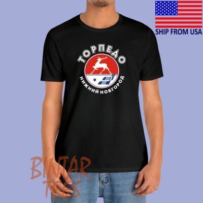 Torpedo Nizhny Novgorod KHL Russian Professional Hockey Black Size S to 5XL