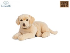 Golden Labrador Lying  Plush Soft Toy Dog Teddy. 10 year guarantee. Gift. 45cmL