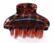Latest French Hair Claw Collection 2 1/2 x 1 3/4 Celluloid Tortoise Jaw Clip P33
