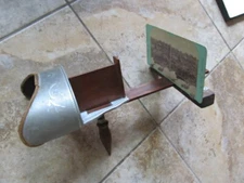 THE BEST  Antique Victorian 3-D Stereo Photo Viewer, Stereoptican, c1875 w/Cards