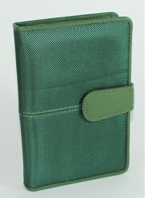 Organizer Medium Unisex Echt Leder Grün mit Stifthalter Taschen Planner Weekly