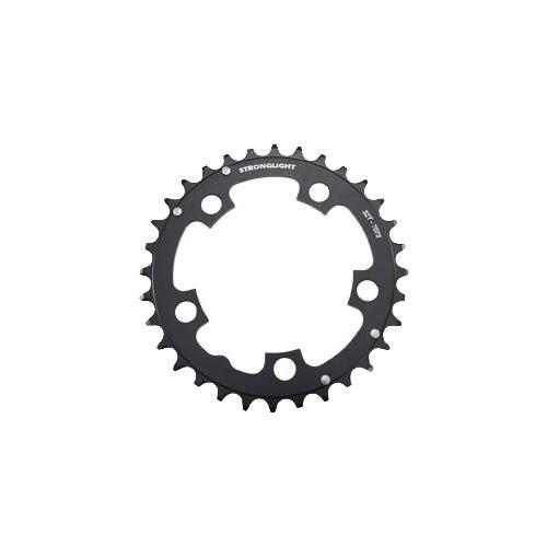 Plateau VTT Stronglight 32 dents noir à 5 branches pour triple plateau entraxe 94 mm