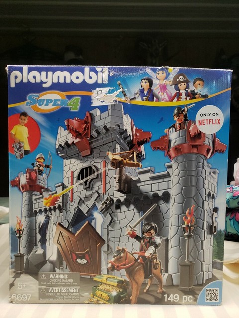 playmobil black baron castle