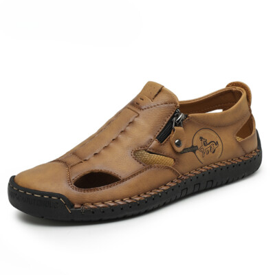 Comfortable Men's Sandals Breathable Summer Soft Sandals Beach Flats Sneakers