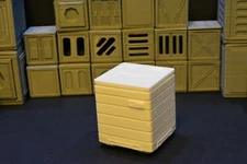 4x 1/18 Hover Crate Action Figure Accessory (Star Wars, Marvel, GI Joe, Fortnite