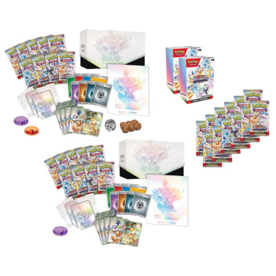 Costco SEALED Pokemon TCG Prismatic Evolutions 2 ETB + 2 Booster Bundle OoS