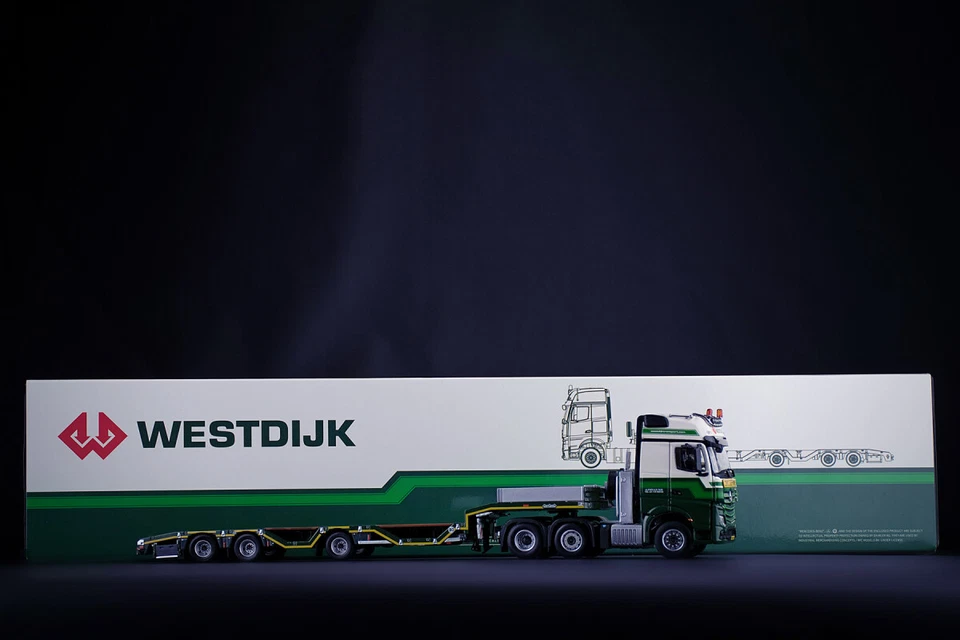 IMC Models 32-0131 Mercedes Actros 6x4 Nooteboom Low Loader Westdijk 1:50 - Image 4 of 4