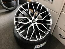 20" Audi R8 Style Gloss Black alloy wheels & 255/35/20 tyres A5/A6/A7