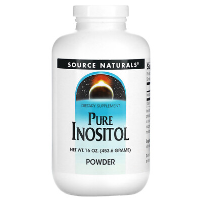 Source Naturals Pure Inositol Powder, 16 oz (453.6 g)