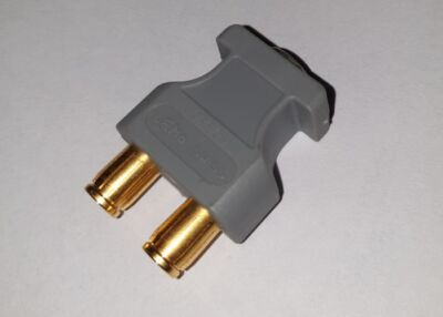 Lemo Brückenstecker CRF.0S mit Abgriff grau