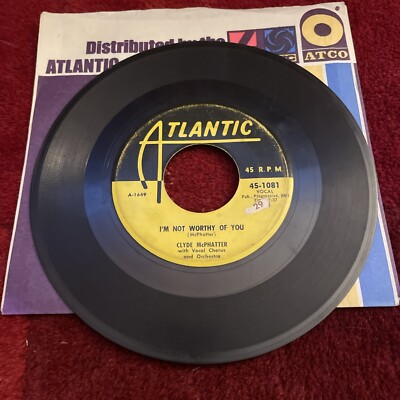 1956 CLYDE MCPHATTER - I'M NOT WORTHY OF YOU/ Seven Days 7'' Vinyl