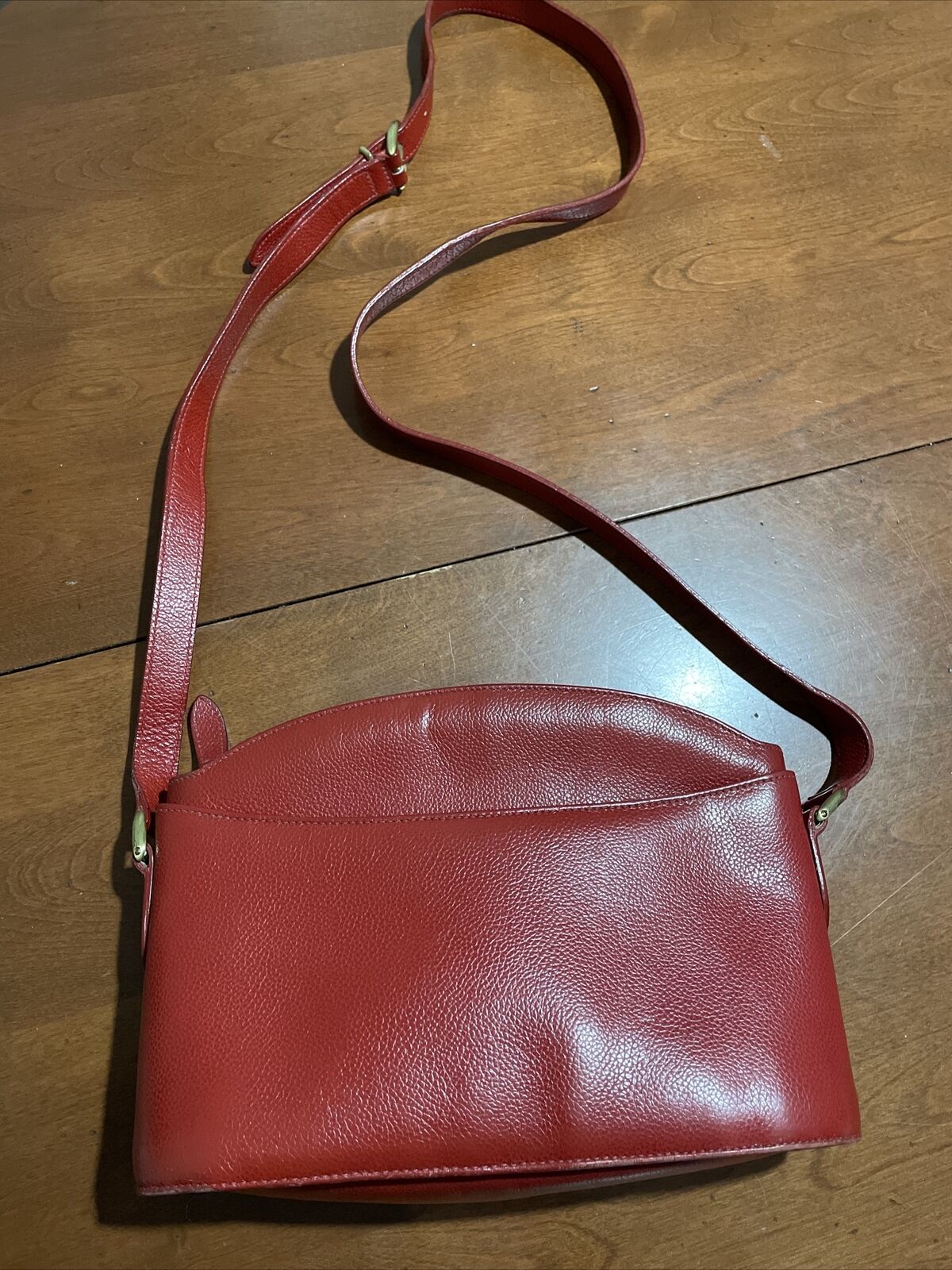 Coach Madison Regis Red Pebbled Leather Crossbody Bag… - Gem