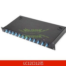 Fiber Optic Terminal Box 12 core LC with adapter pigtail 12 Ports Patch Panel