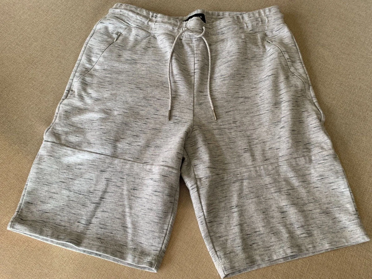Men s Pacsun Heather Gray Fleece Shorts Size Medium eBay