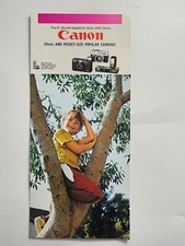 Canon 35MM And Pocket Sized Cameras 1978 Brochure