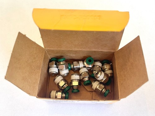 12pk PARKER 1/8", Push-to-Connect Fittings-Prestolok PLP Metal, XW68PLP-2-2 - Picture 2 of 7