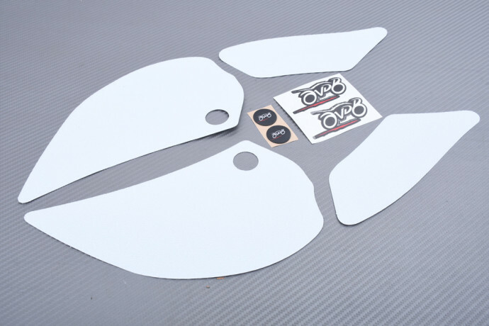 Poignées de réservoir latérales transparentes antidérapantes moto Yamaha FZ8 N FZ-8N RN25