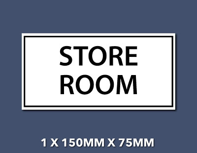 Aufkleber Abstellraum Türschild selbstklebend Vinyl Decal Hotel, B&B Tür S340