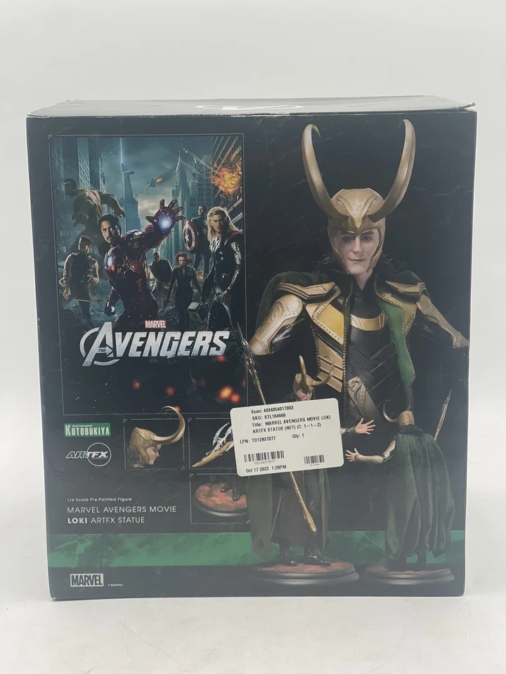 Estatua Kotobukiya Marvel Avengers Película Loki ArtFX (Nueva y Sellada de Fábrica) Foto 3 de 4