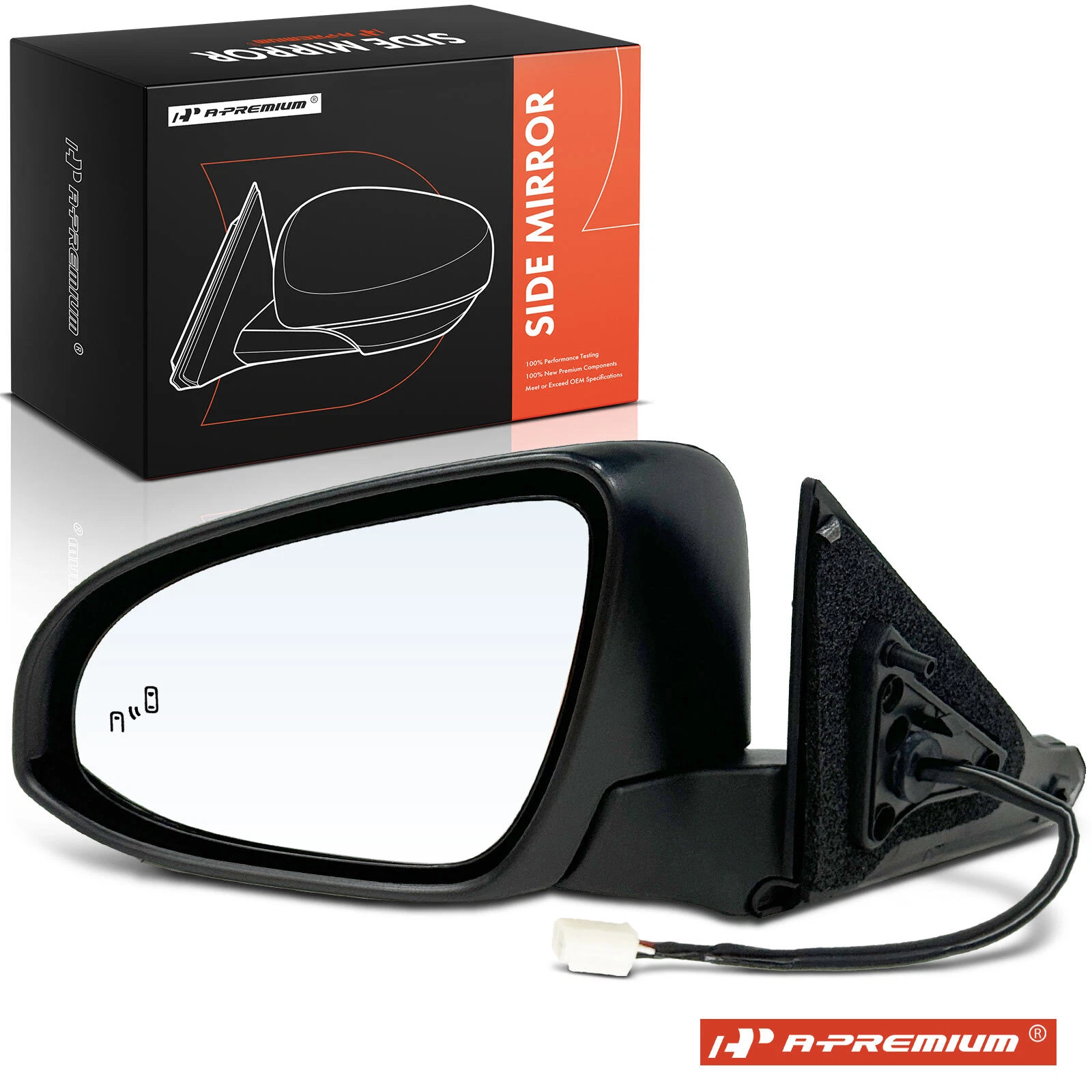 A-Premium Driver Power Mirror w/ Power Folding Blind Spot for Toyota Camry 2015