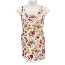 Ann Taylor Rayon Dress Size 10P Petite Rayon Floral Paisley Sheer Cottagecore