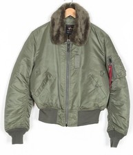Vintage ALPHA INDUSTRIES B-15 Flying Bomber Jacket Men Size M MJ6243
