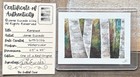 ACEO Original Watercolor Painting Trees Forest Recovery Hope Magic ~ No Reserve — photo 2