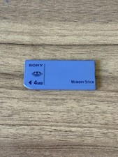 Sony Memory Stick 4MB MEGABYTE MSA-4A Camera Memory Card