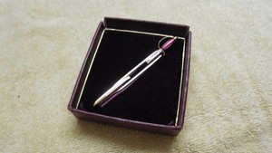 Vintage Swank Red Hilt Cutlass Sword Tie Clip org. box