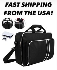 Carrying Case for PS5 Travel Case Protective Bag Console, Controllers, Game Card