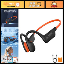 Open Ear Bone Conduction Headphones, Wireless Bluetooth 5.4, IPX6 Waterproof, 15