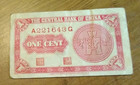 1939 Central Bank of China 1 Cent Banknote — photo 2