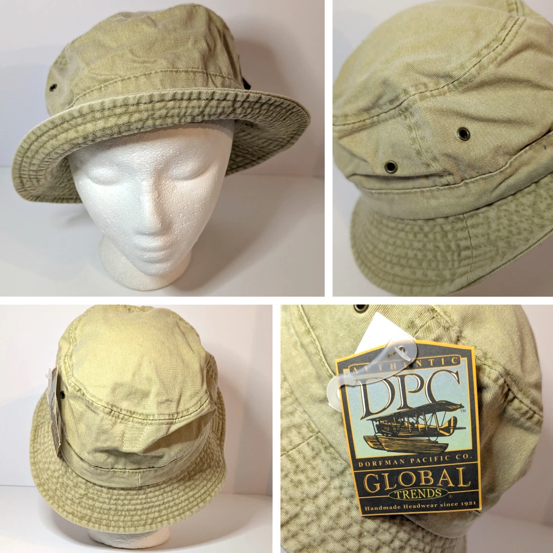 Dorfman Pacific Safari Sun Hat Light Khaki Explorer DPC Fishing Boonie Sz L / XL
Opens in a new wind