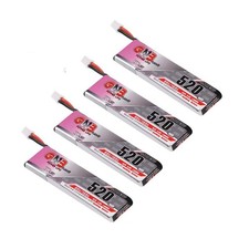 4pcs 520mAh 1S LiPo Battery 80C HV 3.8v LiHV Battery JST-PH2.0 Connector Upgr...