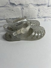 Cat  Jack Girl's Sunny Closed Toe Buckle Jelly Sandals Clear Size US: 9