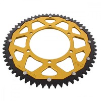 Kettenrad Alu Gold 60-ZäHne 428-Teilung FüR Aprilia RS4 125 4T Bj. 2011-2017