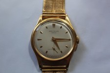 1956 Patek Philippe Calatrava 2509, 18k Gold, Serviced, Original 18k Band 19