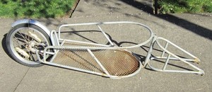 Vintage BOB Yak BICYCLE All-Metal CARGO TRAILER Single Wheel