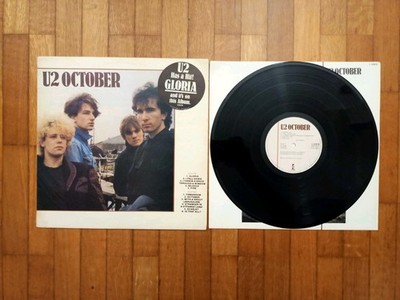 U2 OCTOBER LP - L 37670 - 1. Australische Presse mit seltenem Hype Aufkleber