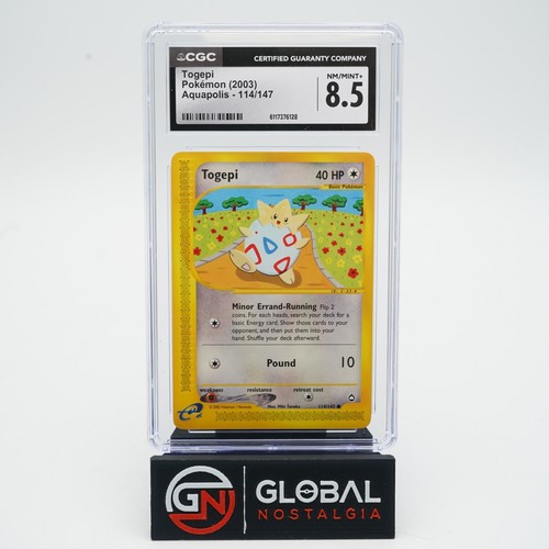 Togepi graded CGC 8.5 for sale on eBay