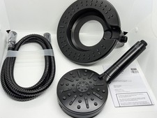 Delta 75655BL 6 Setting In2ition 2-in-1 Shower Head - Matte Black