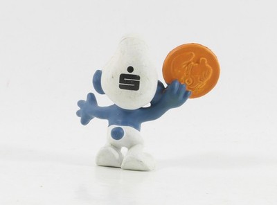 Smurf Smurfs == 2.0029 Savings Bank Money Smurf Advertising Smurf Promo Schleich