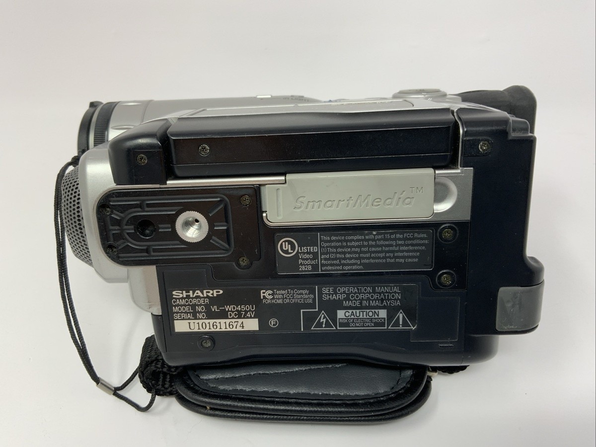 Sharp Digital Viewcam Camcorder VL-WD450 Mini DV UNTESTED FOR
