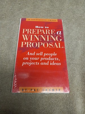 Pat Cramer: How To Prepare A Winning Proposal Audio Cassette - New Sealed