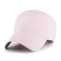 '47 Brand Cap Mlb New York Yankees Cord Base Runner '47 Clean Up Basecap Ny Logo
