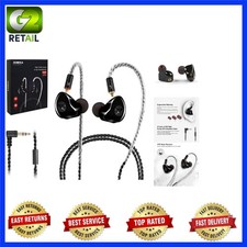 In-Ear Monitor Headphones - HiFi Sound & Comfort Fit for Musicians