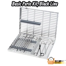 HU-FRIEDY Black Line Basic Perio Kit – Complete Dental Instrument Set for Clinic